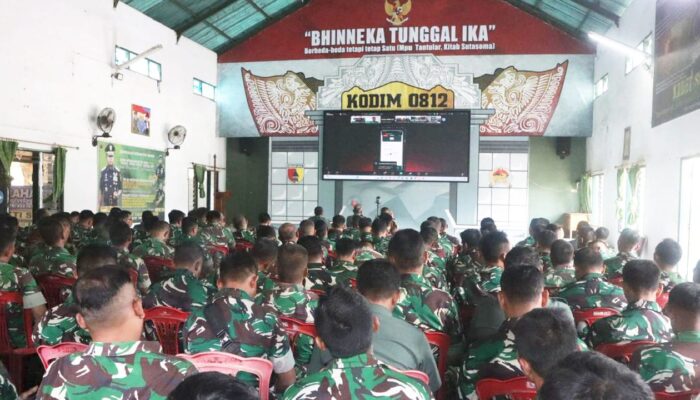 KDKMP Dikebut, Dandim Lamongan Perkuat Sinergi Babinsa