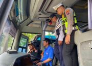 Satlantas Lamongan Pastikan Sopir Bus Bebas Narkoba Jelang Libur Panjang