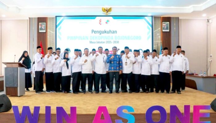 Dekopinda Bojonegoro 2025–2030 Dikukuhkan, Kolaborasi Koperasi Kian Diperkuat