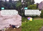 Heboh Isi Gudang Supermarket Cirebon Hanyut Saat Banjir