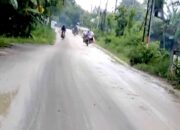 Musim Hujan, Jalan Balen Sugihwaras Bojonegoro Licin Akibat Proyek Irigasi Waduk Pacal