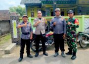 Bhabinkamtibmas dan Babinsa Amankan Latihan Bersama Pagar Nusa Kedungadem