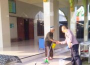 Marbun Masjid Kedaton Apresiasi Polisi Kapas Bojonegoro, Diajak Terlibat Jaga Lingkungan