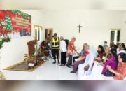 Pengamanan Humanis Polsek Balen Bojonegoro Warnai Ibadah Natal di GKJW