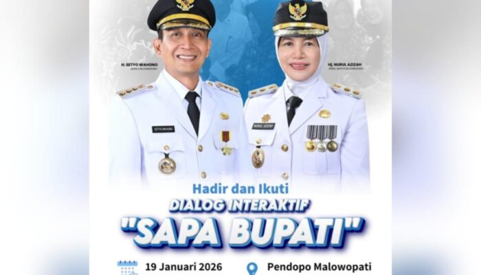 Catat Tanggalnya, Dialog Sapa Bupati Kembali Hadir di Pendopo Malowopati