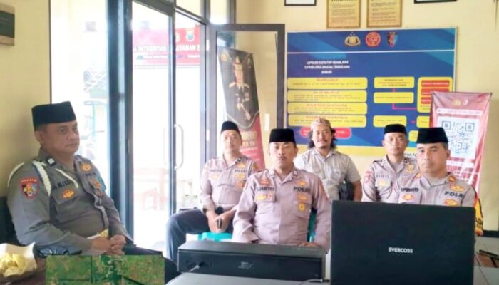 Zoom Binrohtal, Personel Polsek Kepohbaru Bojonegoro Dapat Pencerahan Spiritual