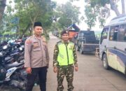 Bhabinkamtibmas dan Babinsa Balen Bojonegoro Kawal Pengajian Muslimat NU di Bulu