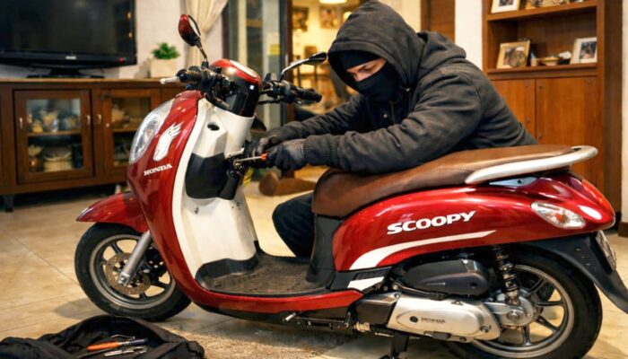 Maling Beraksi Saat Pemilik Tidur, Motor Warga Sukosewu Bojonegoro Hilang Tanpa Jejak