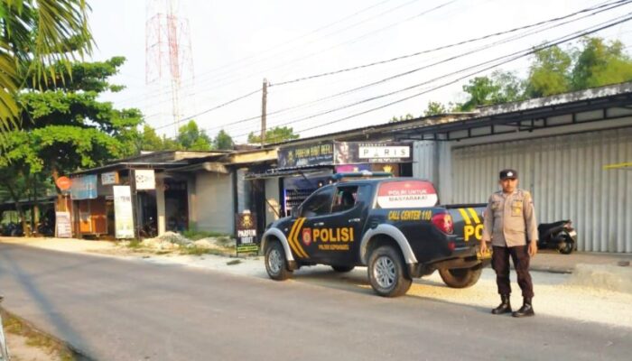Sore Hari Polisi Kepohbaru Bojonegoro Turun ke Pasar dan Pemukiman, Ini Tujuannya