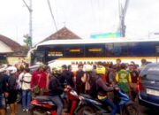 Bus Harapan Jaya Ngamuk di Lampu Merah Kediri, Balita Jadi Korban