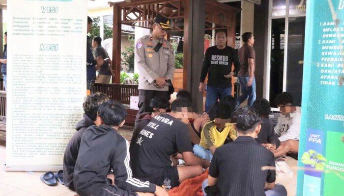 Patroli Pasca Acara, Polres Lamongan Jaga Kamtibmas Waduk Gondang Tetap Kondusif