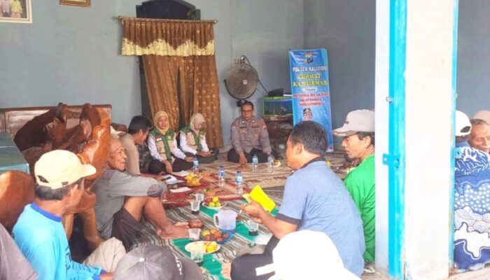 Dekatkan Polisi dan Warga, Curhat Kamtibmas Digelar di Kalitidu Bojonegoro