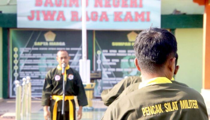 Pencak Silat Militer Jadi Andalan Latihan Prajurit Lamongan