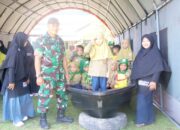 Belajar Nasionalisme Sejak Dini, PAUD Aisyiyah Datangi Kodim Lamongan