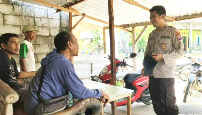 Bukan Saat Ada Masalah, Polisi Kapas Bojonegoro Datang untuk Silaturahmi
