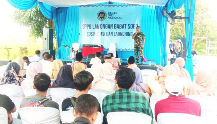 Perangi Stunting, SPPG Sogo Babat Lamongan Resmi Jalankan MBG