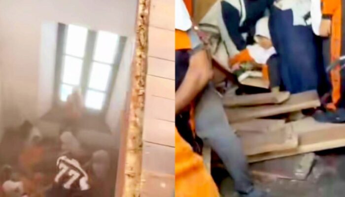 Tangsi Belanda Siak Kembali Makan Korban, Lantai 2 Ambruk Saat Studi Tur