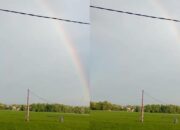 Pelangi Pagi di Ngemplak Baureno Bojonegoro, Pertanda Baik Jelang Nisfu Syakban