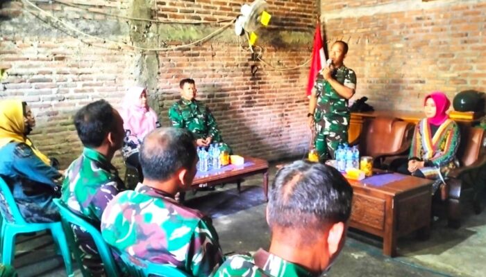 Momen Haru di Koramil Ngimbang Lamongan, Pelda Suyanto Resmi Purna Tugas