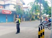 Cegah Macet dan Laka, Polisi Atur Lalin di Pasar Kedungadem Bojonegoro