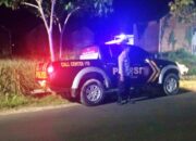 Jaga Kamtibmas, Polisi Patroli Fajar di Sugihwaras Bojonegoro