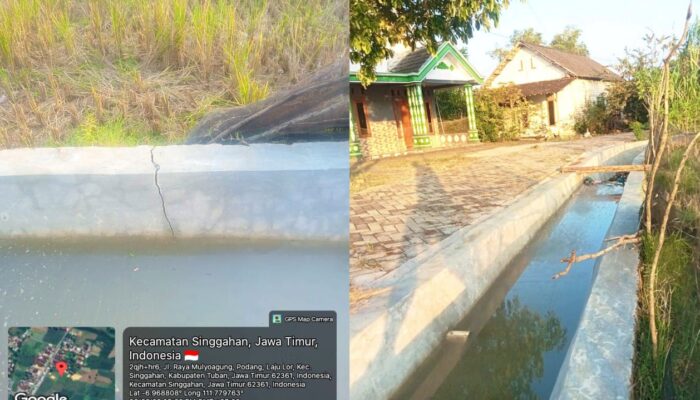 Dana Desa Rp106 Juta untuk TPT, Warga Mulyoagung Tuban Minta Evaluasi