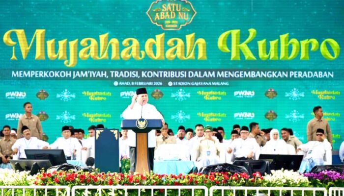 Satu Abad NU Malang, Presiden Prabowo Serukan Rukun di Tengah Perbedaan