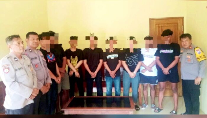 Viral Pengeroyokan Dini Hari di Lamongan, Polisi Ringkus 8 Pemuda di Karanggeneng