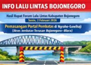 Forum LLAJ Sepakat, Akses Jembatan Bojonegoro–Blora Dipasangi Portal