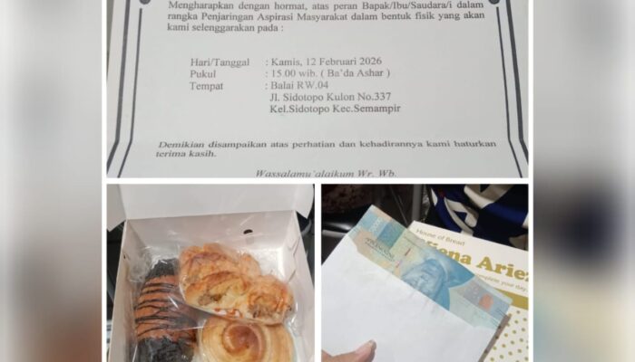 Reses di Sidotopo Kulon Jadi Sorotan, Transparansi DPRD Surabaya Dipertanyakan