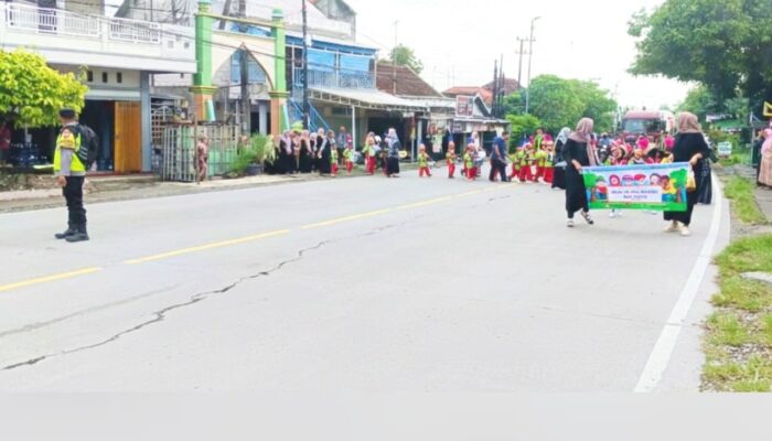 Ramadhan 1447 H, Polsek Kalitidu Bojonegoro Pastikan Pawai Ta’aruf Anak Berjalan Aman