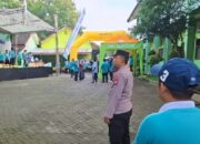 Pelayanan Prima, Polisi Baureno Bojonegoro Amankan Acara Jalan Santai Warga