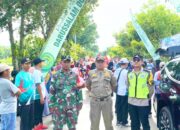 Kapolsek Sumberrejo Bojonegoro Turunkan Personel, Pastikan Parade Santri Aman dan Kondusif