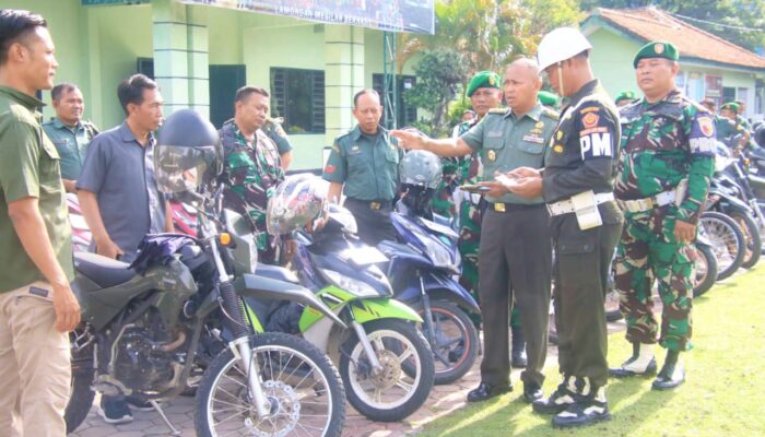 SIM dan STNK Diperiksa, Kodim Lamongan Tegakkan Aturan Ketat