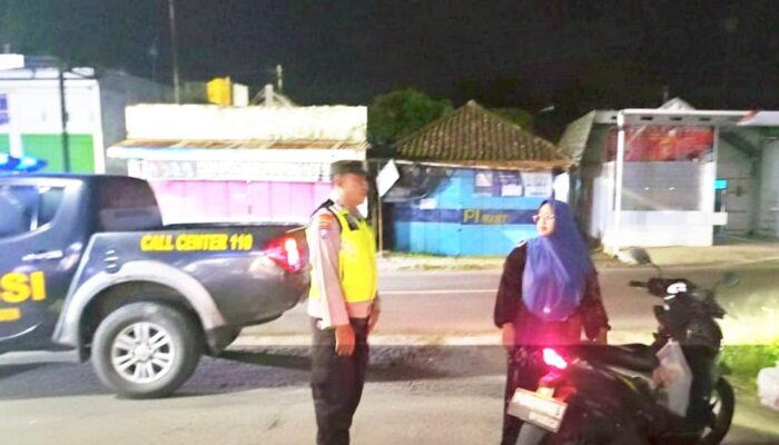 Cegah Kecelakaan, Polsek Kedungadem Bojonegoro Perketat Pengawasan Jalan
