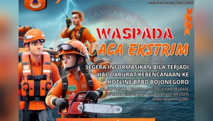 Musim Penghujan di Bojonegoro Datang, Ini Langkah Aman Saat Cuaca Ekstrem