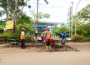 Proyek Jalan Nasional Dipertanyakan, Tambalan Aspal di Baureno Bojonegoro Tak Bertahan Lama