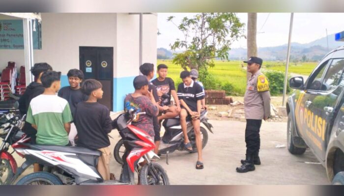 Kapolsek Gondang Bojonegoro Tegas: Jangan Nodai Ramadhan dengan Balap Liar
