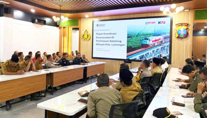 Mudik Aman 2026, Lamongan Perkuat Penjagaan di Jalur Kereta Api