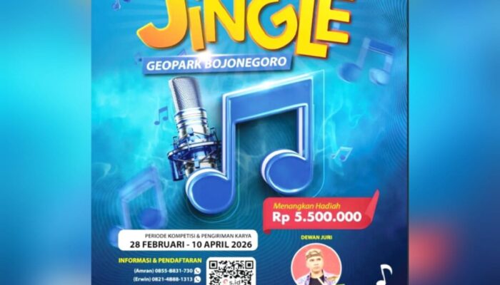 Generasi Muda Wajib Ikut, Lomba Jingle Geopark Bojonegoro Dibuka Hingga 10 April