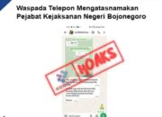 Viral Modus Penipuan Terbaru di Bojonegoro: Telepon Gaib Suara AI Pejabat Kejari