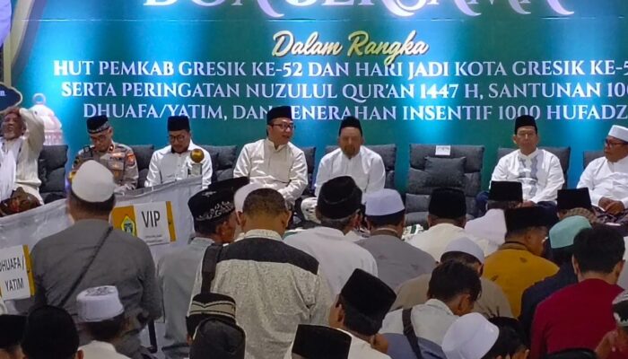 Hari Jadi Gresik ke-539: Doa Bersama, Santunan Yatim dan Diskon Pajak