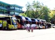 Mudik Santri Sunan Drajat Lamongan Membludak, Polisi Turun Tangan Amankan Paciran