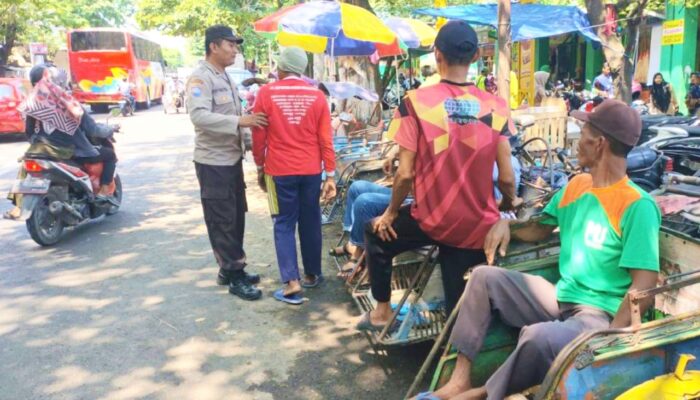 Situasi Dijaga Ketat, Polsek Baureno Bojonegoro Turun Langsung ke Titik Rawan