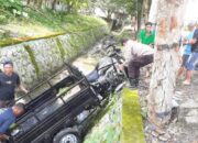 Cegah Kemacetan, Polisi Dander Atur Lalin Usai Laka di Mojoranu Bojonegoro