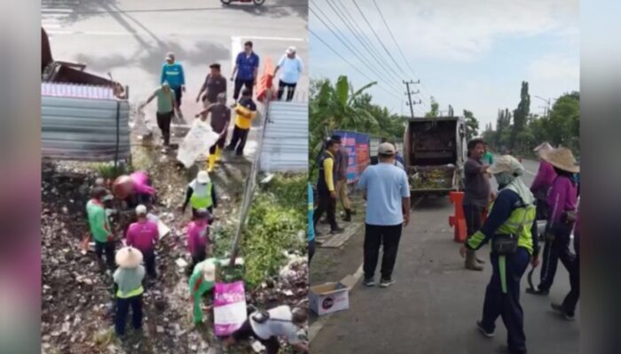 Gerak Cepat, DLH Bersihkan Gunungan Sampah Liar di Tengah Kota Bojonegoro