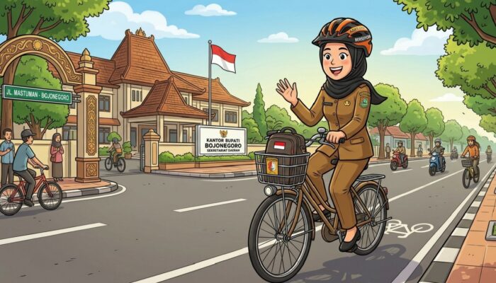 ASN Bojonegoro Wajib Bersepeda ke Kantor, Ini Aturannya