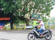 Turun Langsung ke Jalan, Polisi Sukosewu Bojonegoro Amankan Arus Pagi