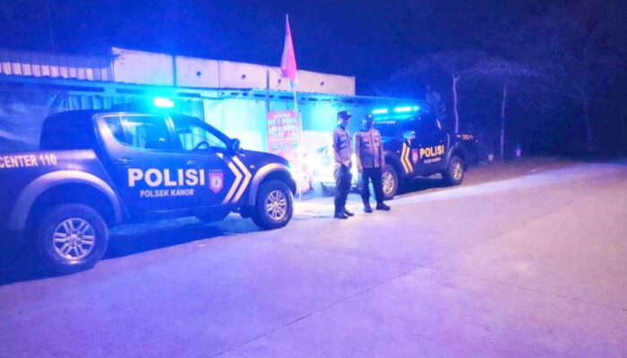 Polisi Patroli ke Titik Sepi, Kamtibmas Baureno Bojonegoro Dijaga Ketat