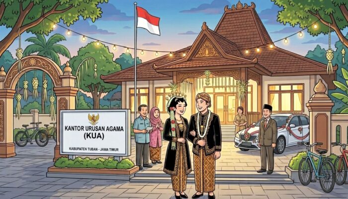 Usai Lebaran, Warga Tuban Ramai-ramai Menikah di KUA